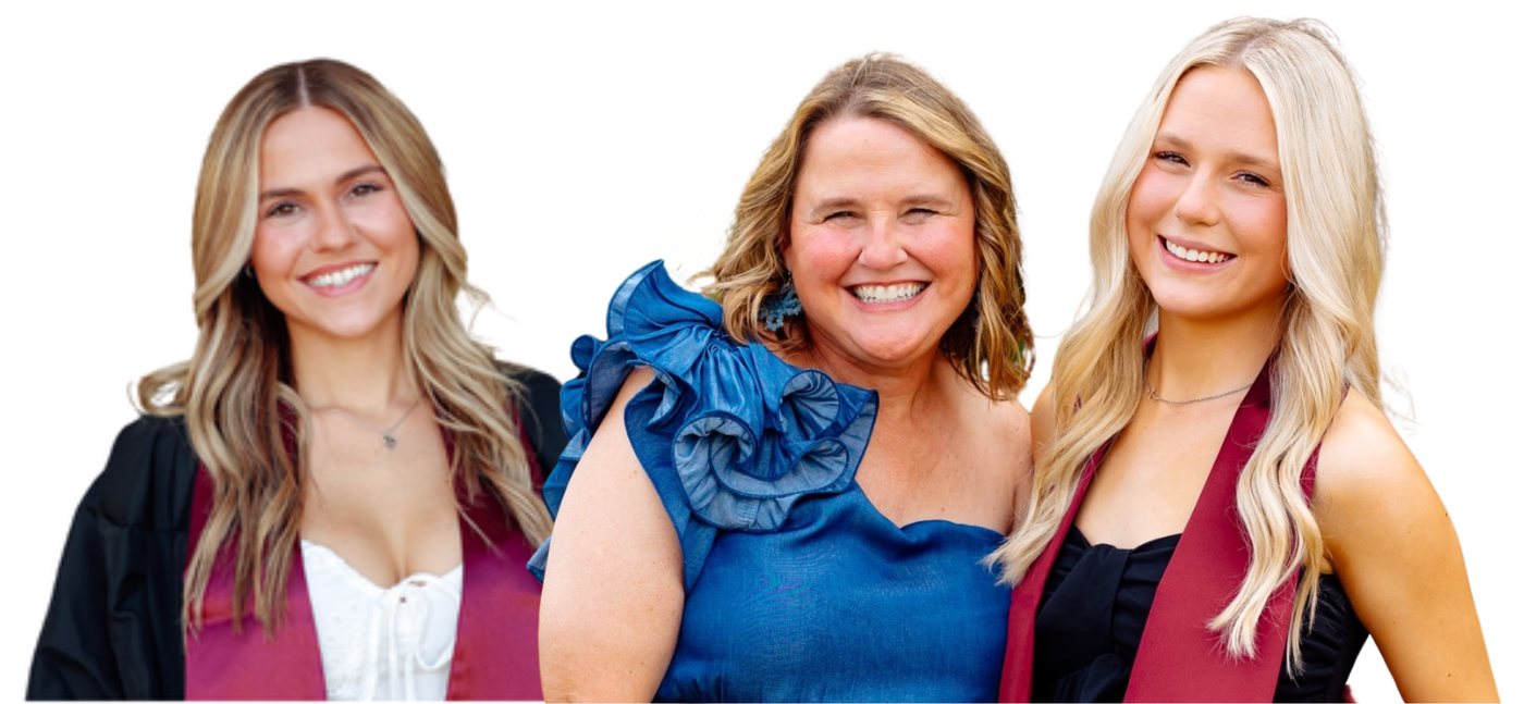 Lindsey Strenk, Tiffany Romero, and Caitlyn Strenk